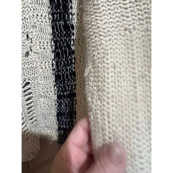 PAPER CRANE Hooded Stripe Sweater Size Small - Picture 3 of 5